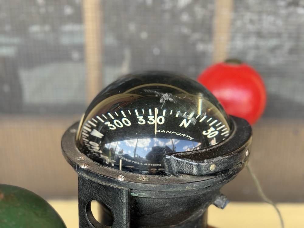 Vintage DANFORTH CONSTELLATION Ships Binnacle Compass