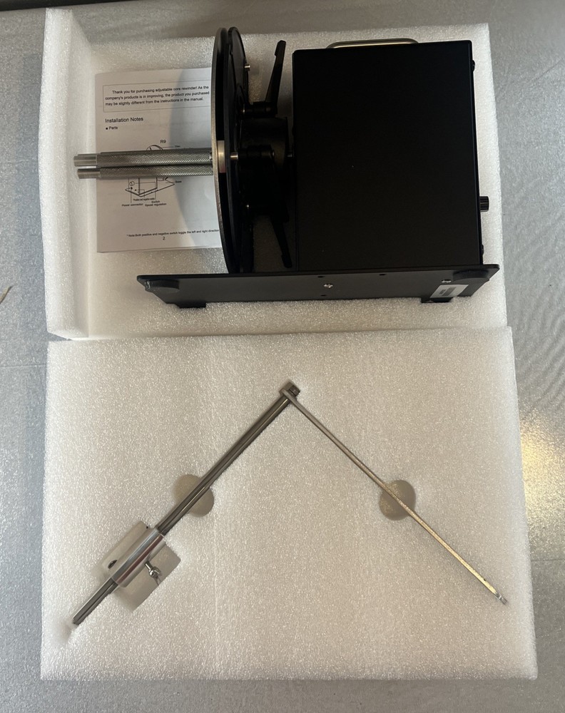 Automatic Label Rewinder, 1"/1.5"/3" Core Holder, Max Label Width 4.72". DESC…