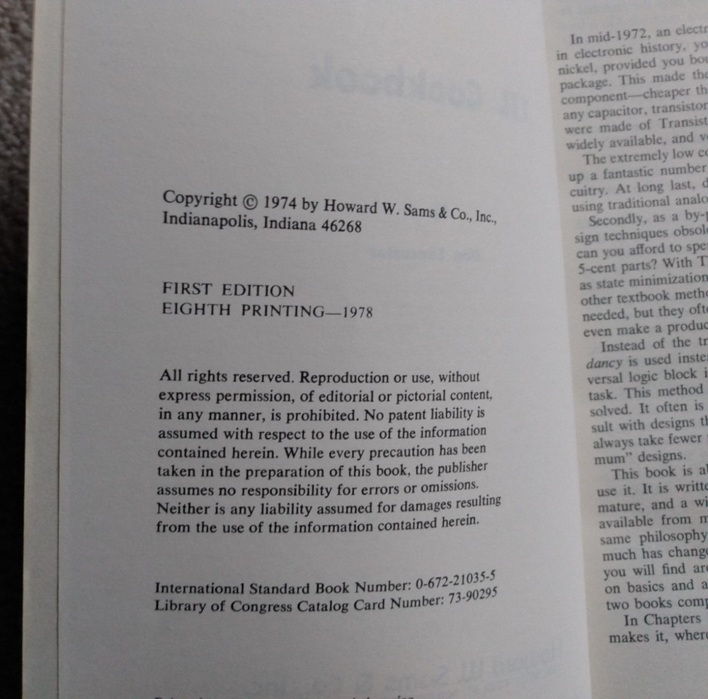 Don Lancaster TTL Cookbook A Complete Guide Understanding & Using TTL Circuits