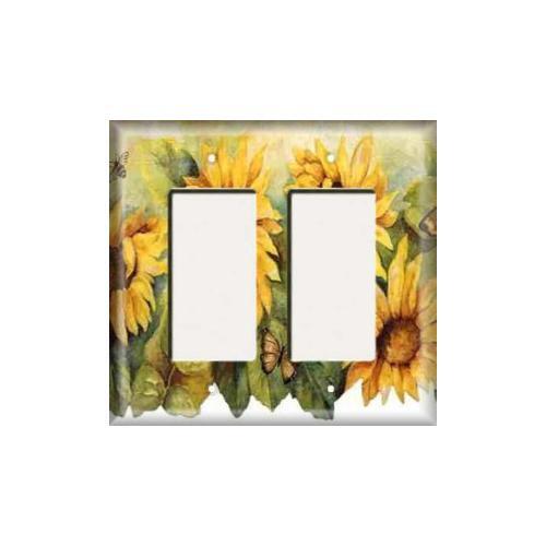 SnazzySwitch Sunflower Decorative Light Switch Plate Cover