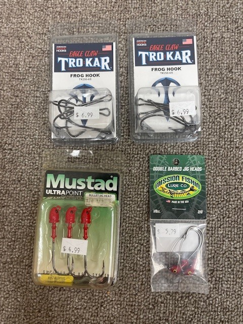Lot Of 20 Crazy Jig, Tsunami, Eagle Claw & Misc.