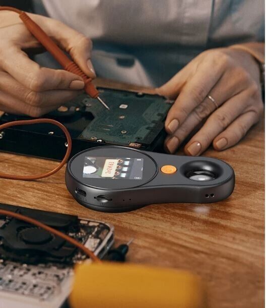 500X Digital Microscope 1080P 2.0inch Video Coin Microscop with Magnifying Glass