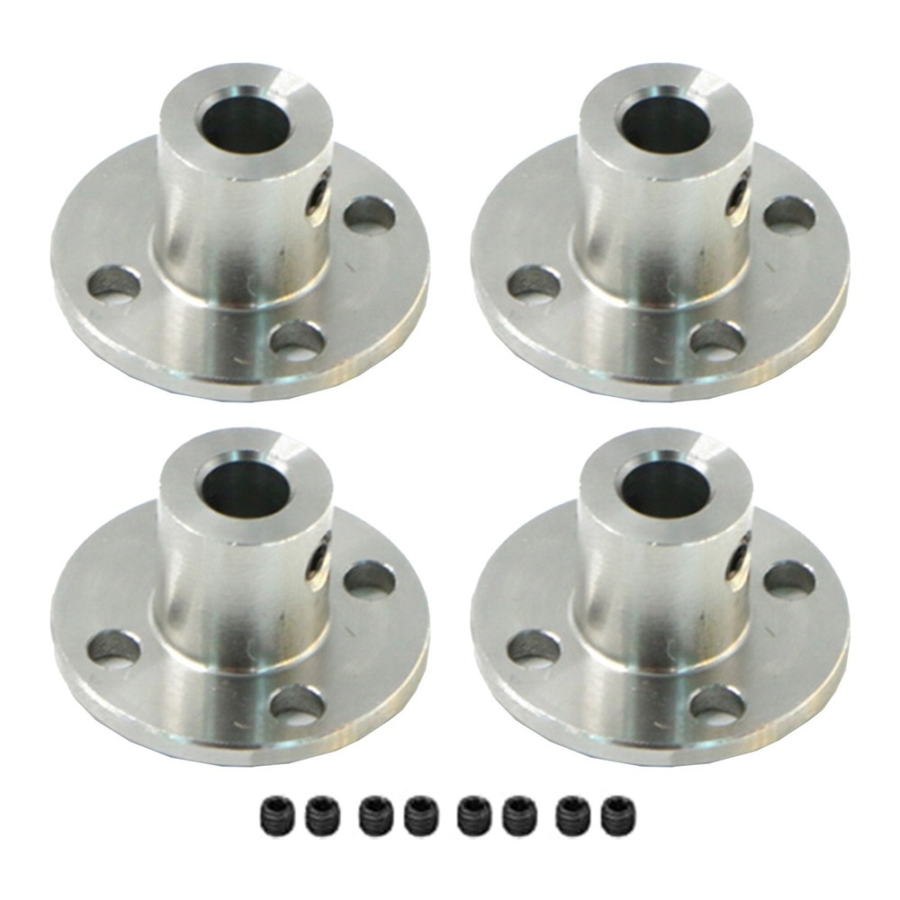 Flange Coupling Screws Shaft Coupling 6mm Inner Diameter 8pcs Fixing Screws