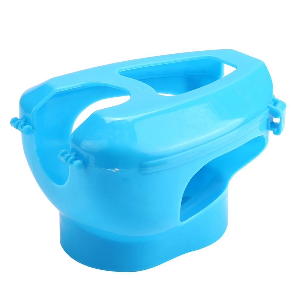 Plastic Holder For Injection Feeding Fixed Mount Bird Supply(blue)♡