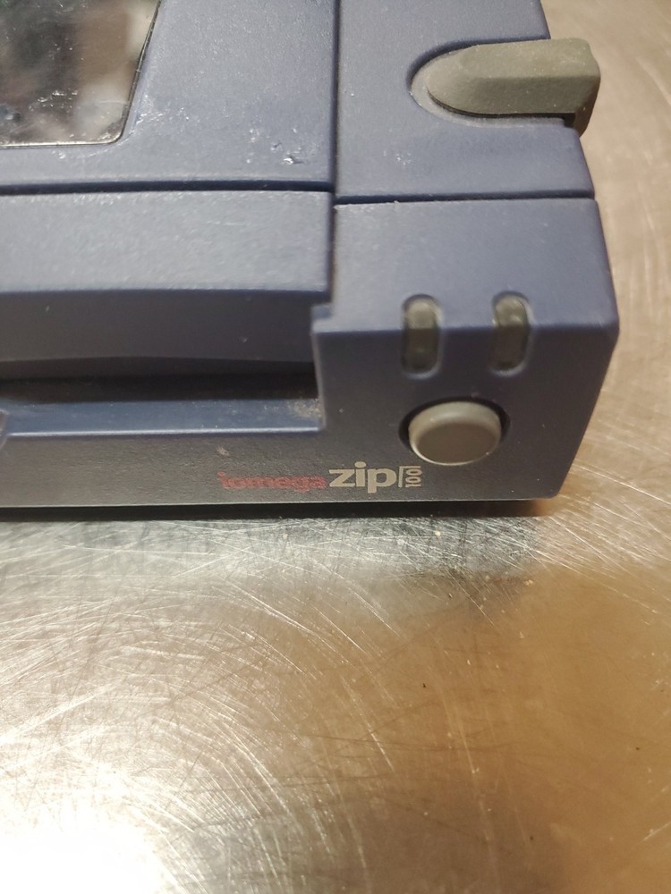 Iomega - 100MB External PC Zip Drive - Blue