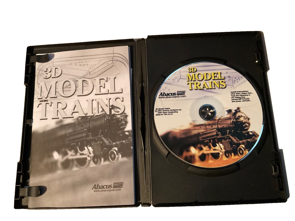 3d Model Trains Design Software by Abacus for PC 2007 Simulator