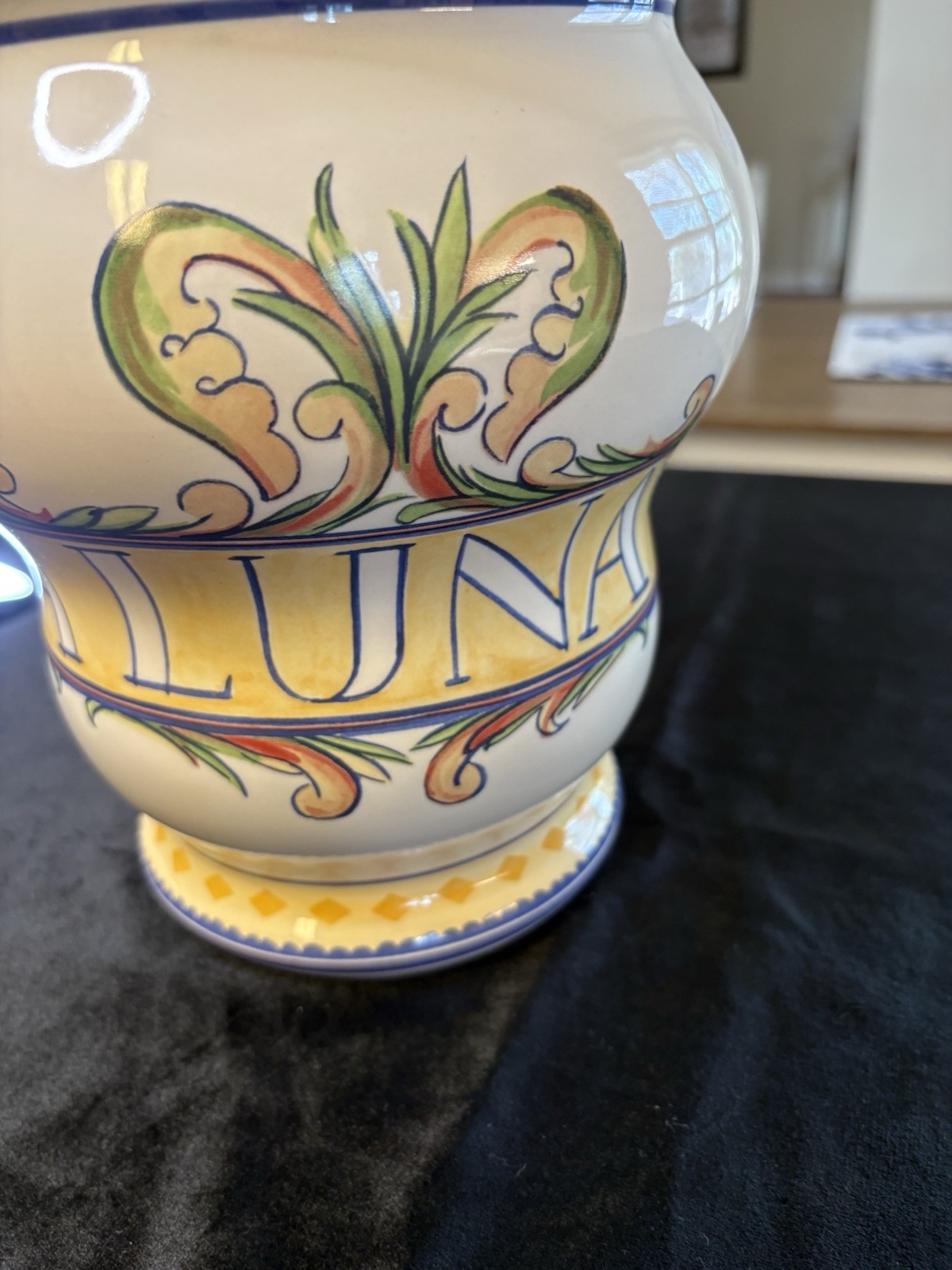 Pfaltzgraff Villa della Luna Della LUNA Ceramic Canister Jar