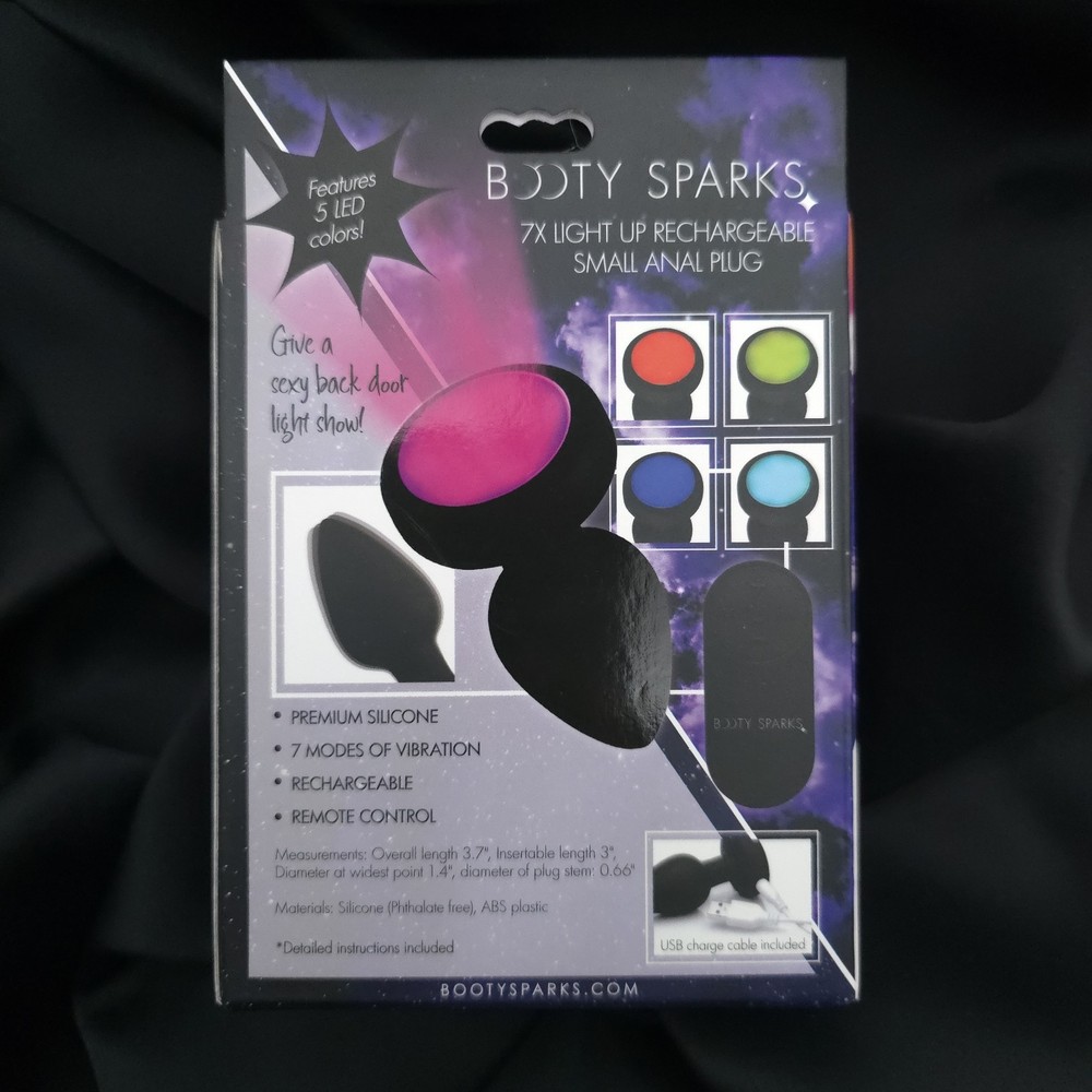Remote Control Anal Butt Plug Vibrator Silicone 7 Modes Rechargeable
