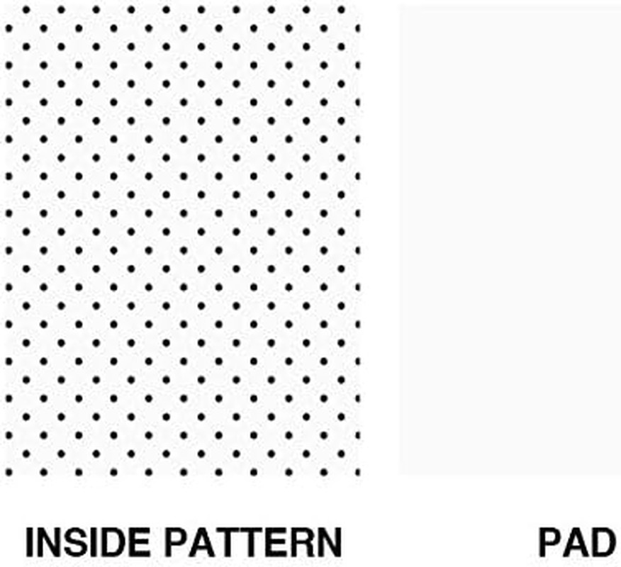 Pocket Note, Black and White Striped Design – Includes 75 Sheets, 3"X 4" with Ma
