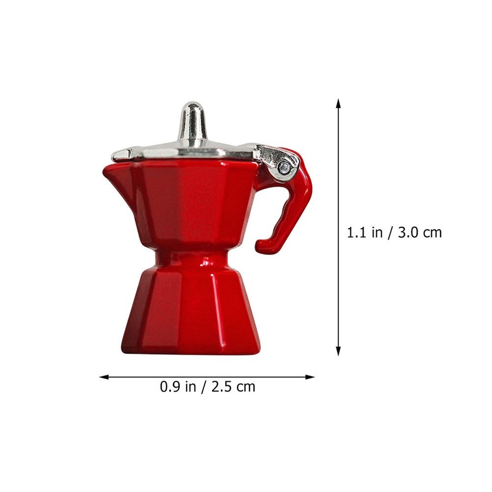 Mini Appliances Figurines Miniature Kitchen Accessories Coffee Machine