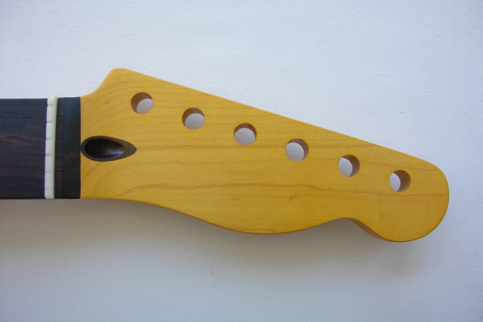 TELECASTER Neck /43mm Width/MOP/Med Jumbo w/Warmoth Bone Nut (fits Fender TELE