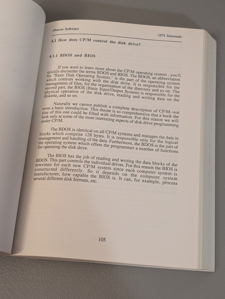 Commodore 1571 Internals C-128 - 1986 Abacus Reference #4 - 80s Data Becker Book