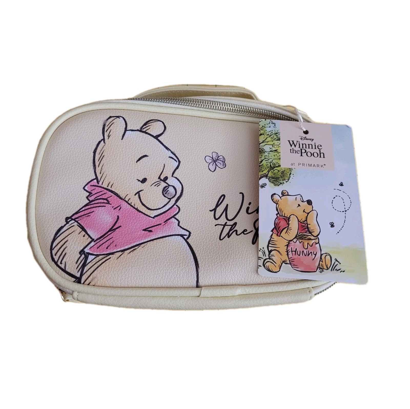 Disney Winnie the Pooh - Makeup Bag Primark Monogram (M) Exclusive New With Tag