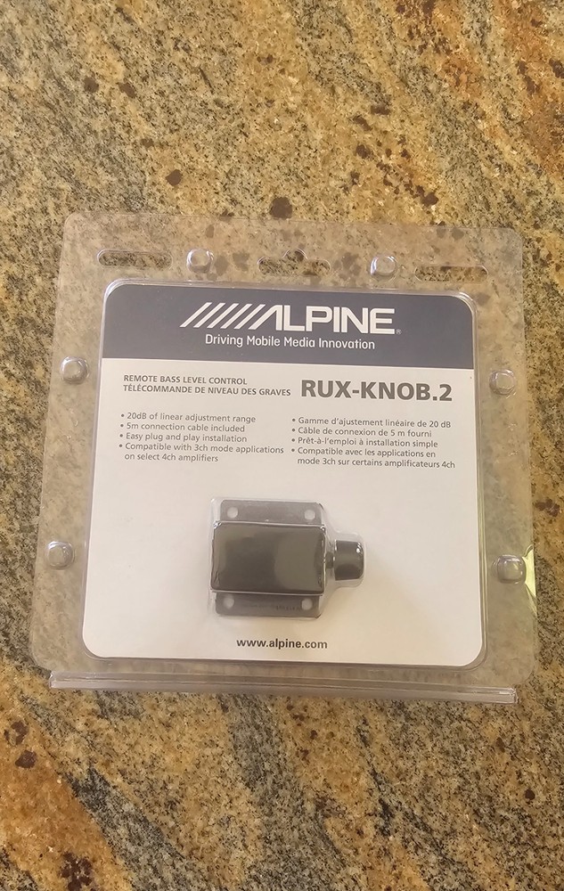 Alpine RUX-KNOB.2 Remote Bass Level Control