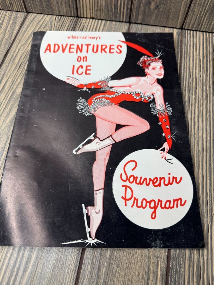 Wilma Ed Learys Adventures On Ice Souvenir Program