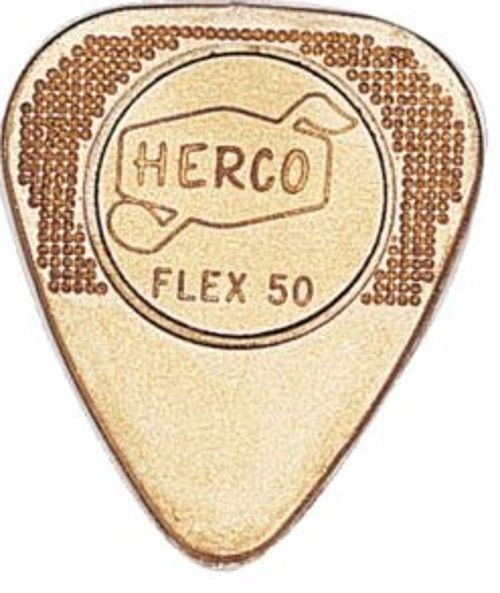 Herco Guitar Picks 12 Pack Gold Flex 50 Light .60mm