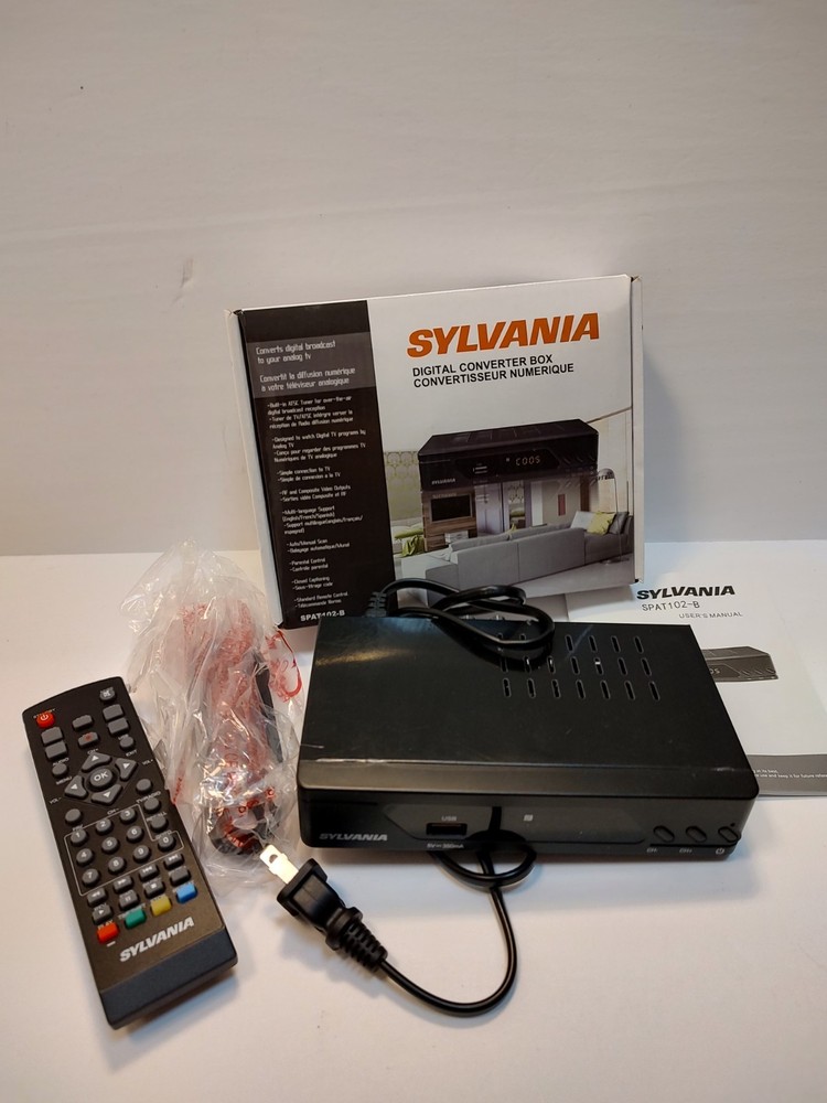 Sylvania Converter Box Model # SPAT102-B