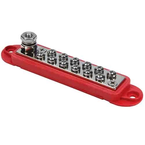 QuickCar Racing 12 Point Power Distribution Block - Red