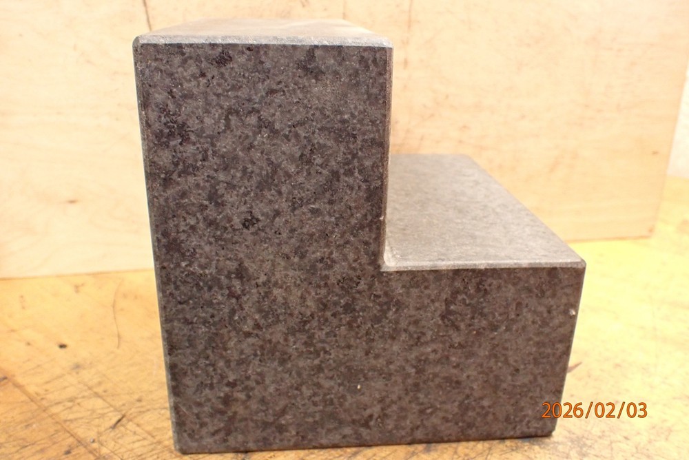 OLDER CHALLENGE GRANITE ANGLE BLOCK PLATE MACHINIST TOOL