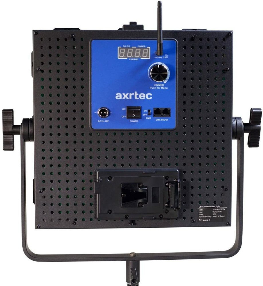 Axrtec AXR-A-1520DV LED Video Panel Light (Black)