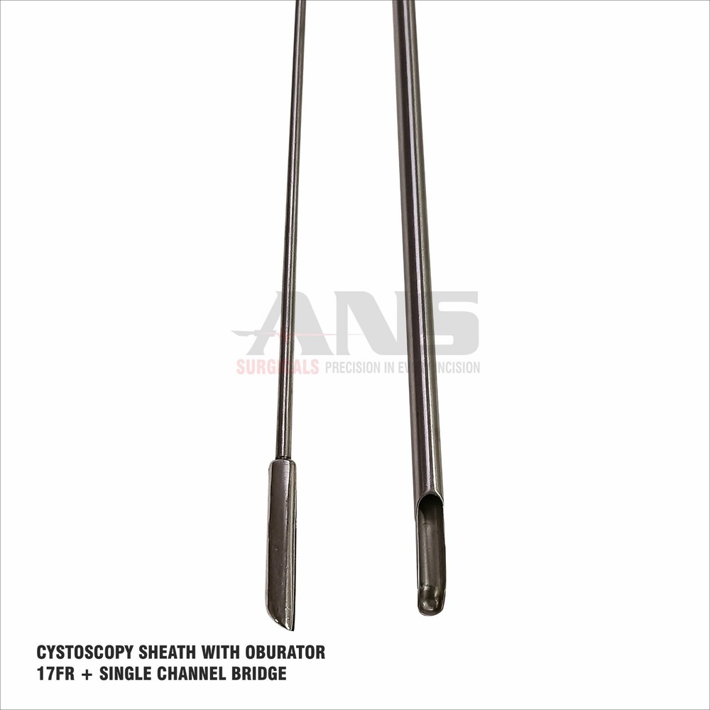 ANS Cystoscopy Sheath With Obturator 17Fr + Single Channel Bridge