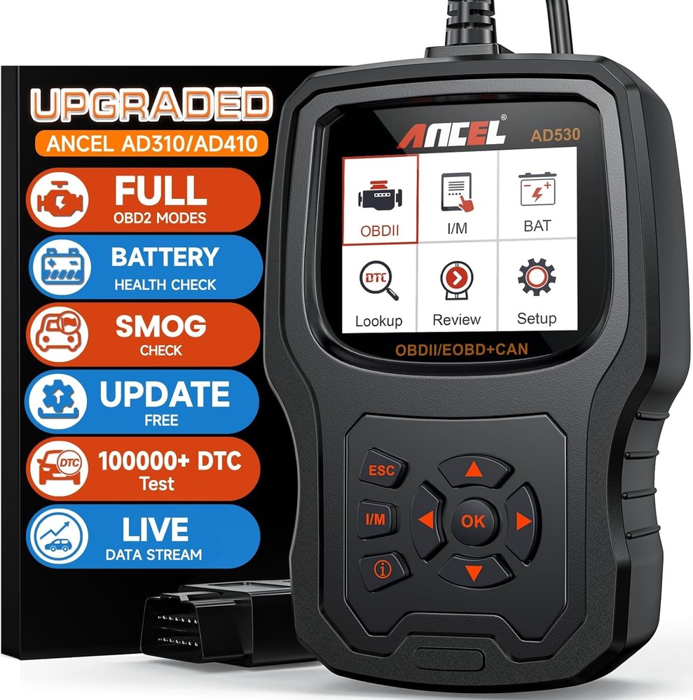 AD530 OBD2 Scanner Diagnostic Tool, Universal Check Engine Code Reader