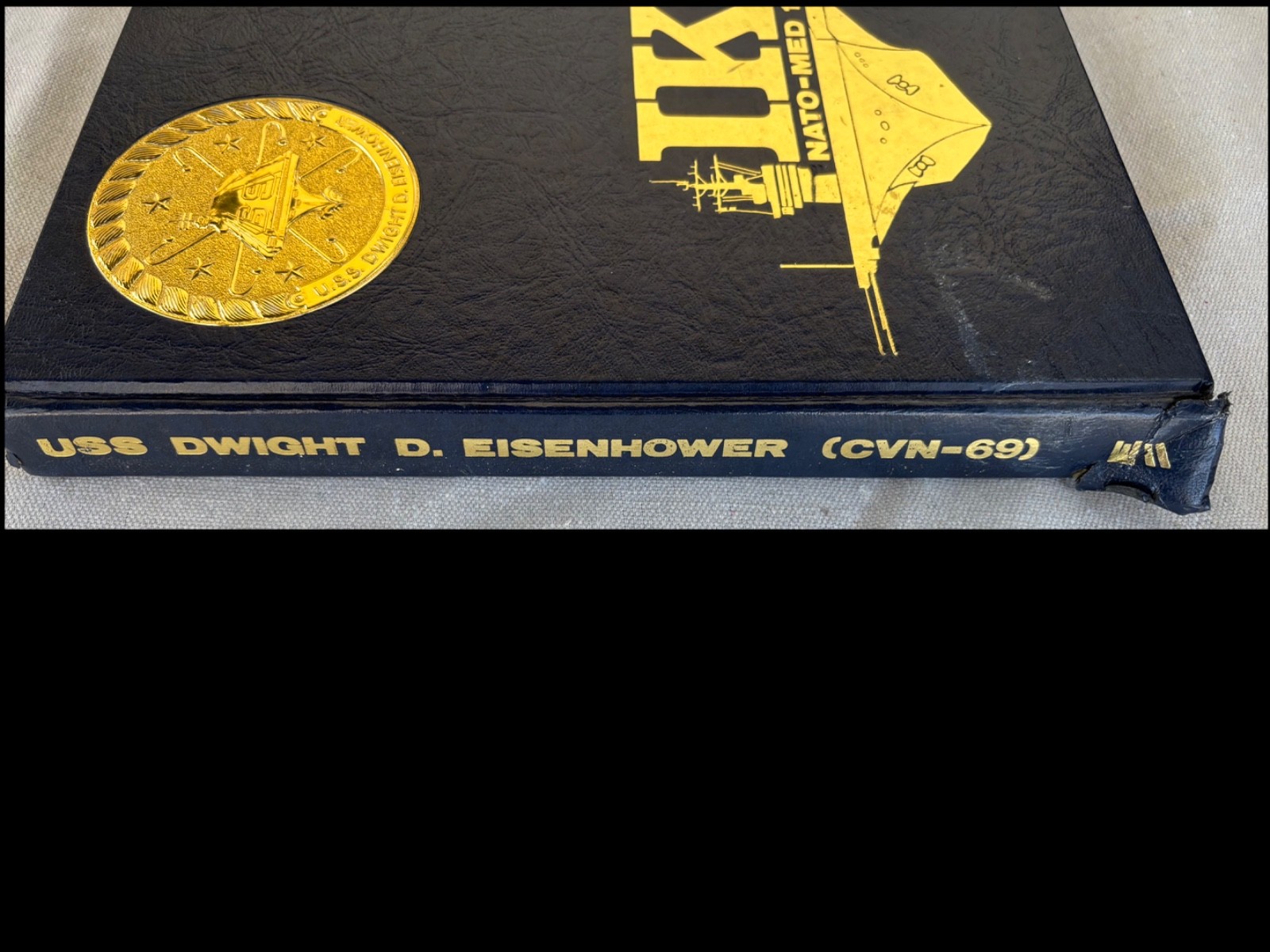 USS Dwight D. Eisenhower CVN-69 Deployment Cruise Book 1981-1982