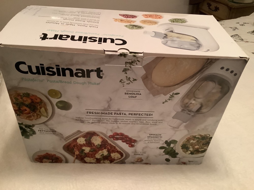 Cuisinart PM-1 Pastafecto Pasta & Bread Dough Maker White Automatic