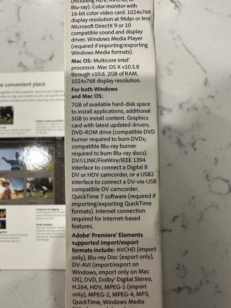 Adobe Photoshop Elements 9 & Adobe Premiere Elements 9 - Upgrade for PC, Mac