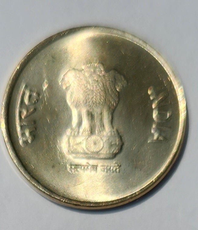 2019 5 RUPEES INDIA - UNCIRCULATED COIN!!