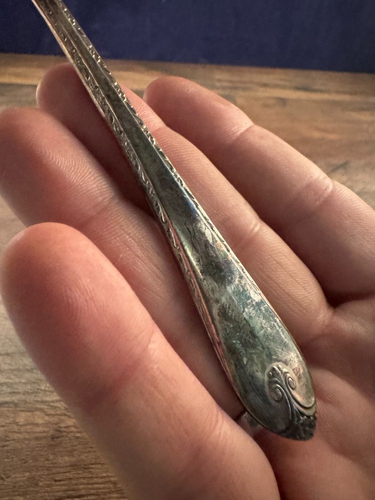 Wm Rogers & Son Silverplated Soup Spoon Exquisite Pattern