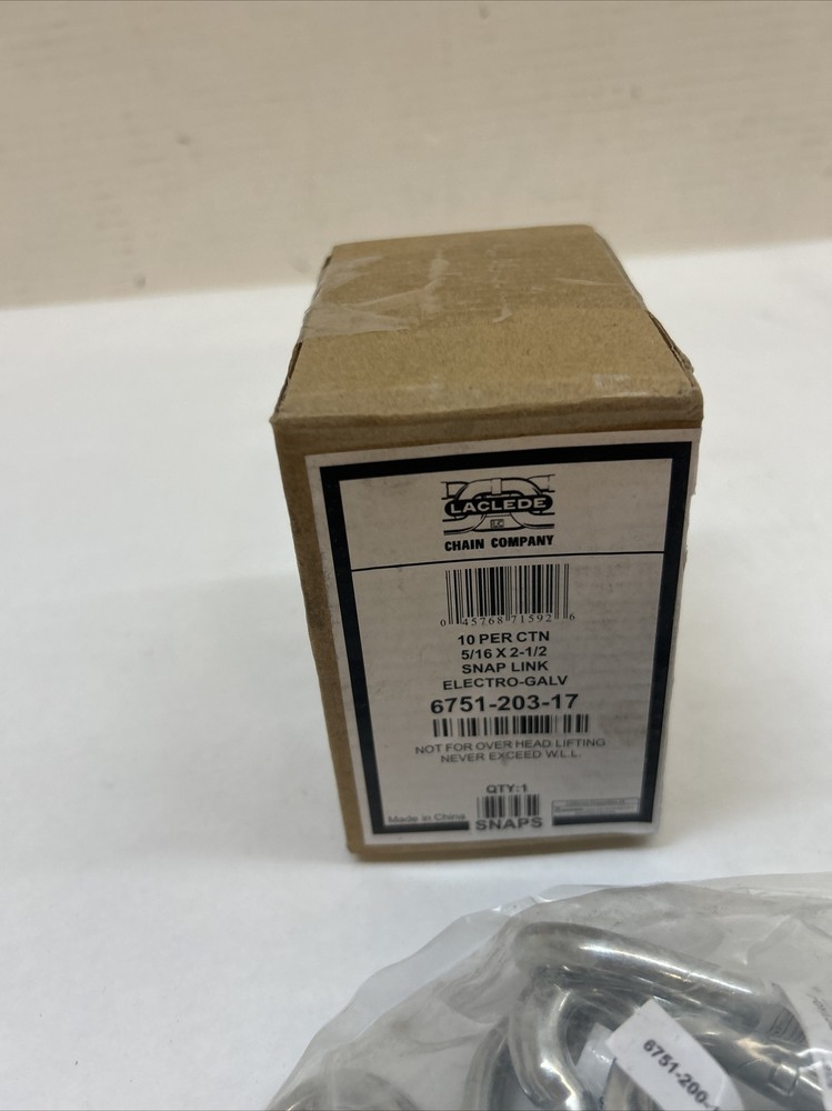 6751-203-17 5/16" Electro Galvanized Snap Link (10 Pack)