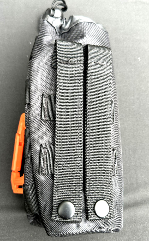 Metal Detecting Basic MOLLE Water Bottle Cover – Drawstring Top + Carabiner