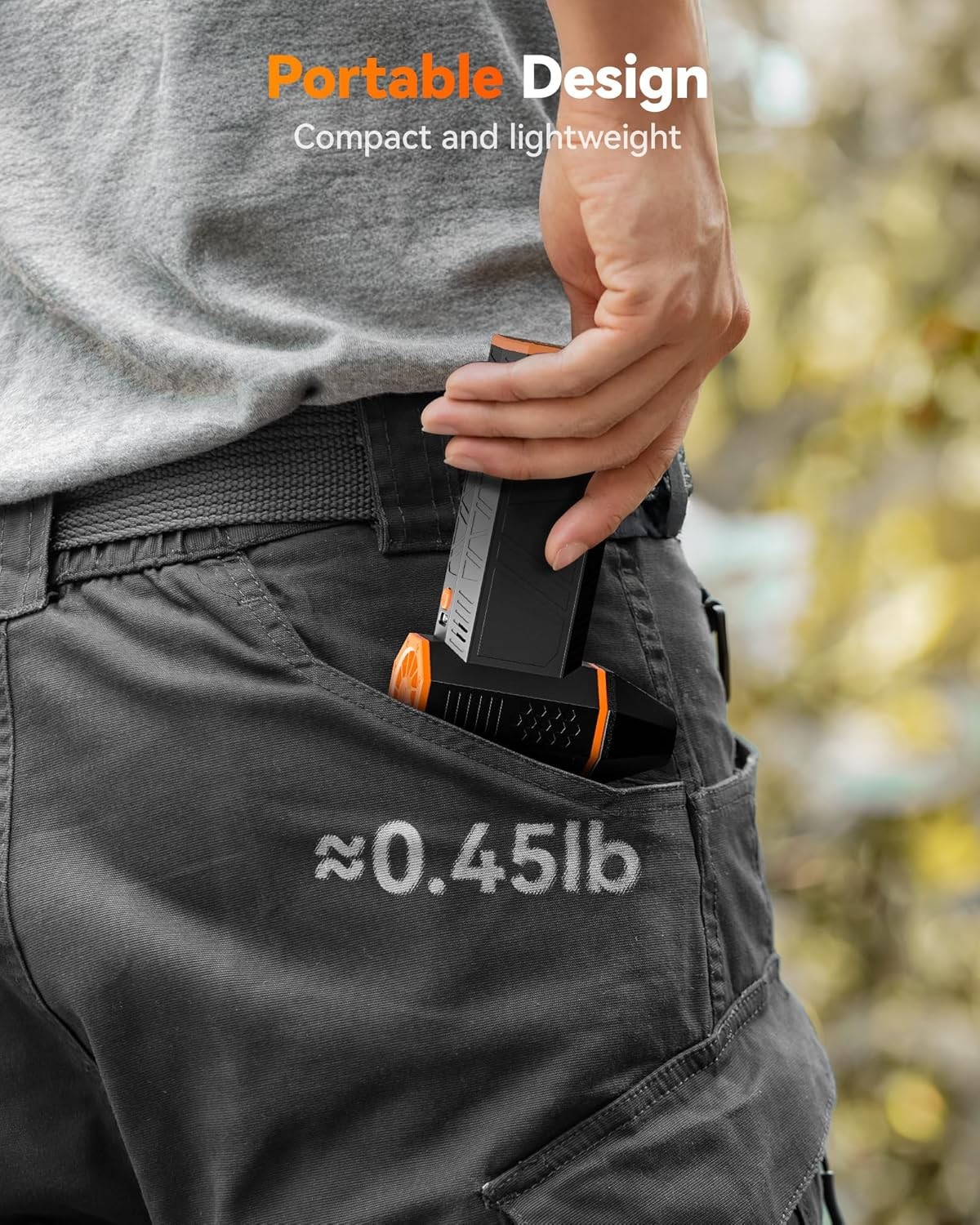 WOLFBOX MF50 Electric Air Duster-Mini Blower Turbo Fan for PC, Toys and Car