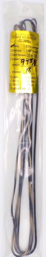 Mathews Q2 Bowstring (30" draw) Black& Bronze (91 5/16")