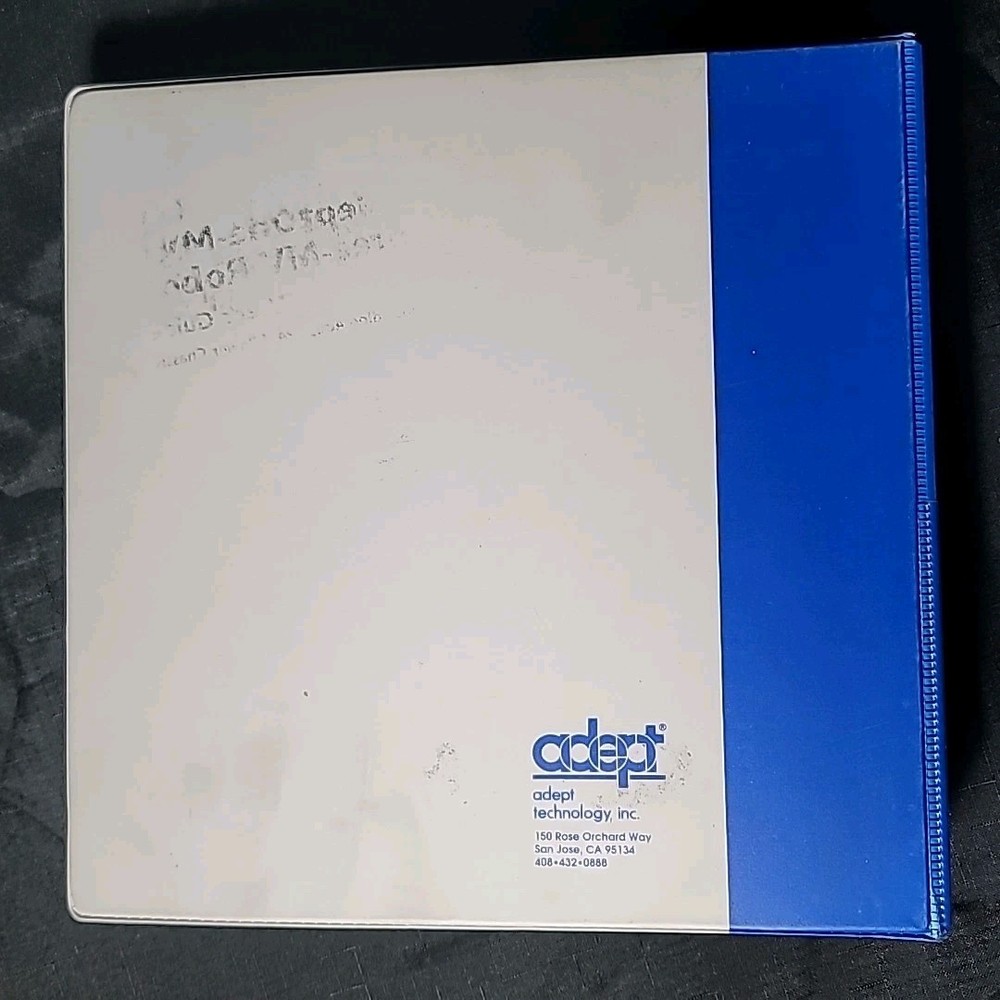 Adept Technology V+ Language Version 11.0 User's Reference Guide Binder 1994 V
