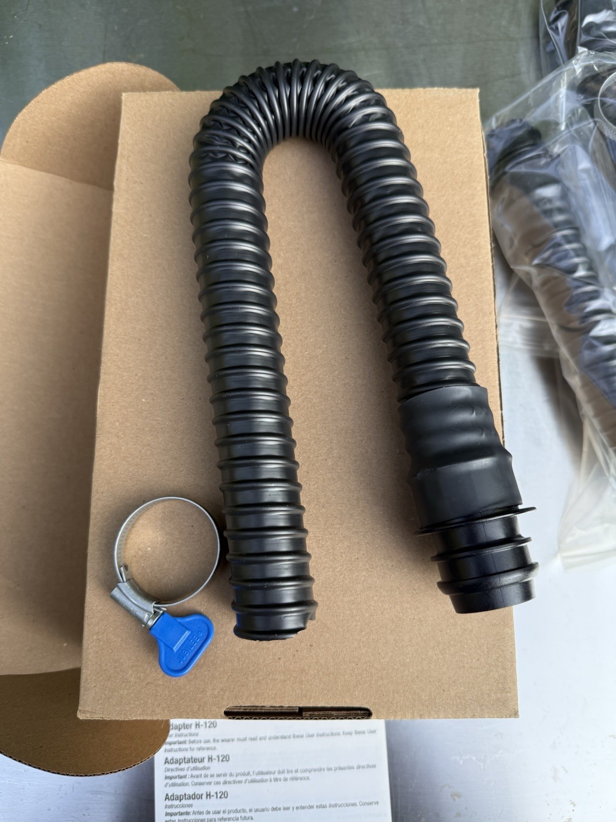 Pack Of 4 - 3M H-120 PAPR Respirator Breathing Tube Connection Adapter *New