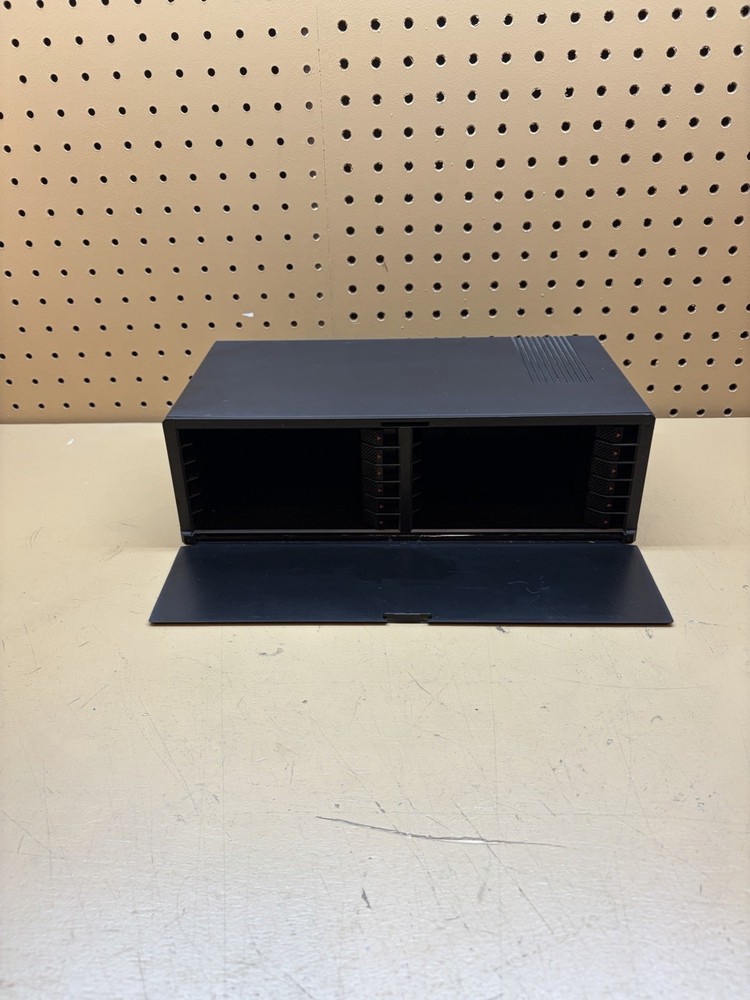 Laserline CD Storage Case w Door Push Button Eject 12 CDs