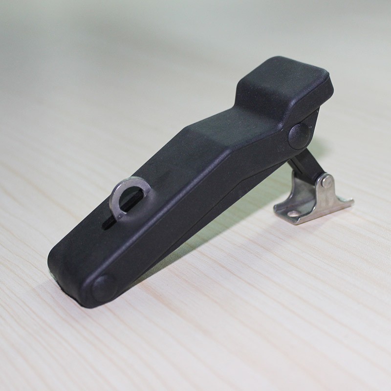 3.8" Flexible Door Latch Lock Replacement Soft Rubber Black Over-Center Tool