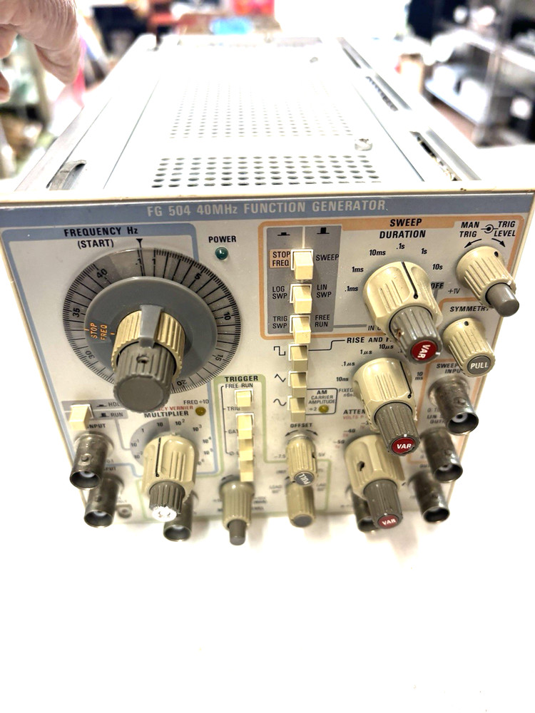 Tektronix FG 504 Function Generator 40MHz Plug In Module For TM500 Series TESTED