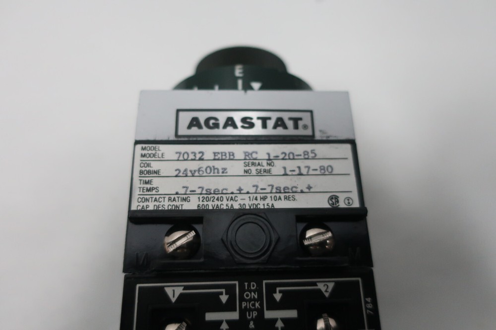 Agastat 7032 EBB RC Time Delay Relay 24v-ac