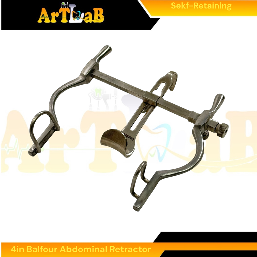 4in Balfour Retractor Veterinary Abdominal Retractor Tool German Stainless