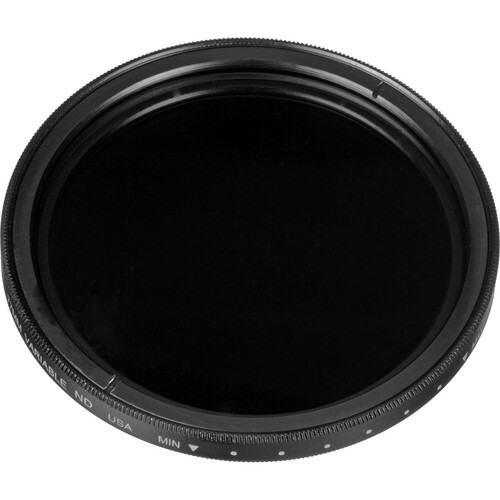 Tiffen Variable ND Filter 82mm, 2 to 8-Stop, Variable 0.6 to 2.4 Optical Density