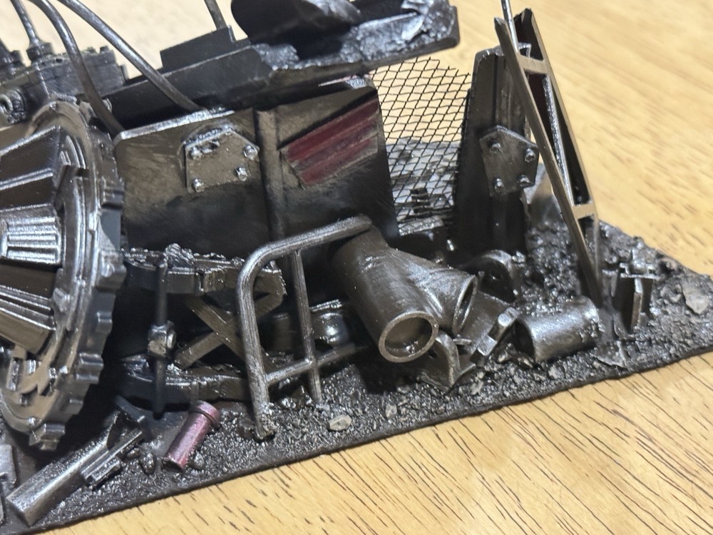 Warhammer 40k Post Apocalyptic Scatter terrain Table Top Custom