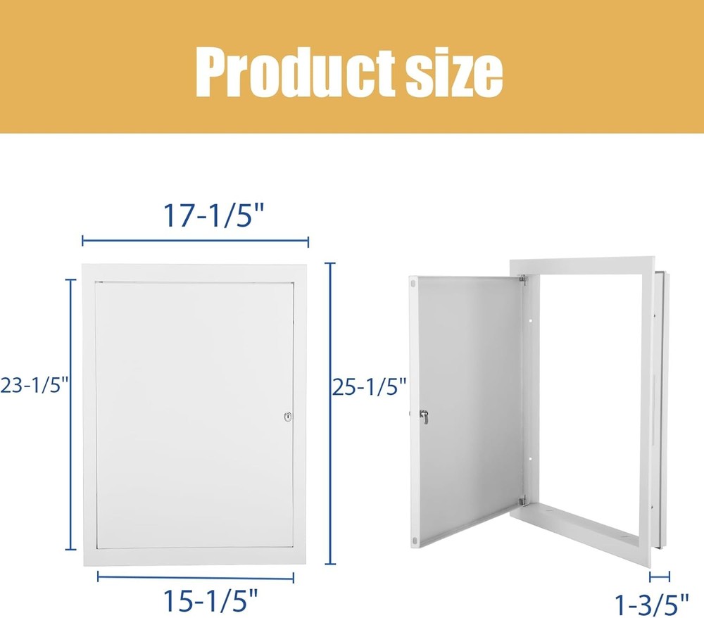 Thicken 1Mm 16 X 24 Access Panel for Drywall,Attic Door, Ceiling Access Panel fo