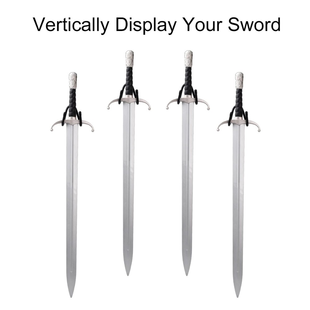 4 Pack Small Adjustable Sword Wall Mount Display Rack Stand Holder Hook Hanger f
