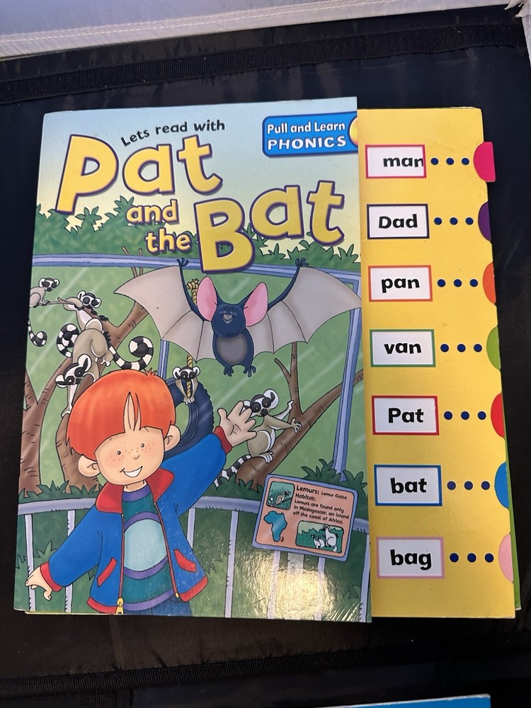 Pull and Learn Phonics 5 Book Set Grade School Reading & Writing Ages 4-7