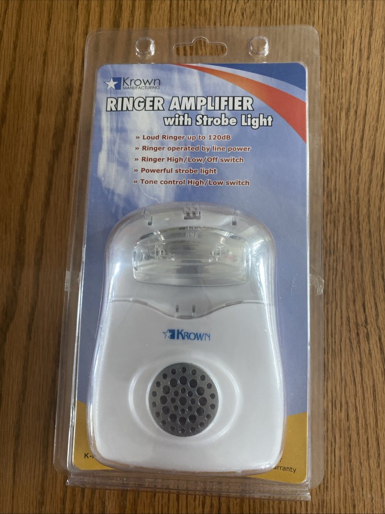 Krown Ringer Amplifier With Strobe Light K-RA05 NEW