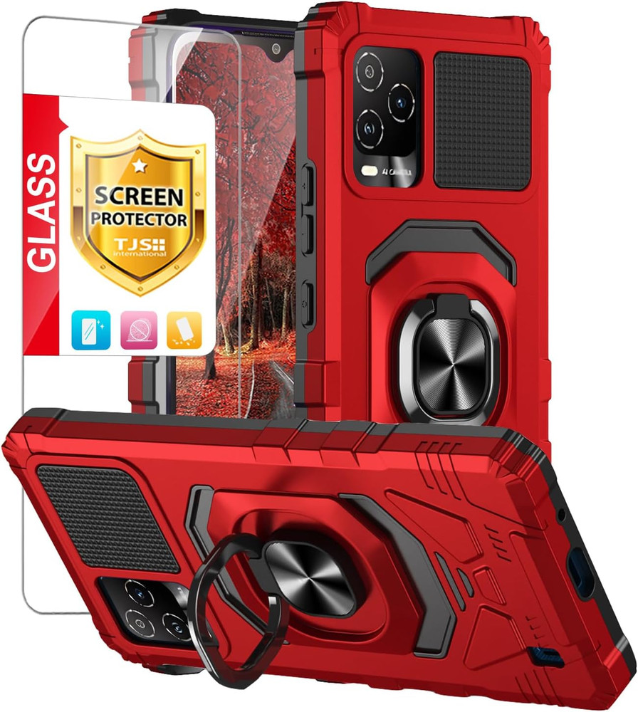 Compatible for BLU View 5 Pro B170D Case with Tempered Glass Screen Protector