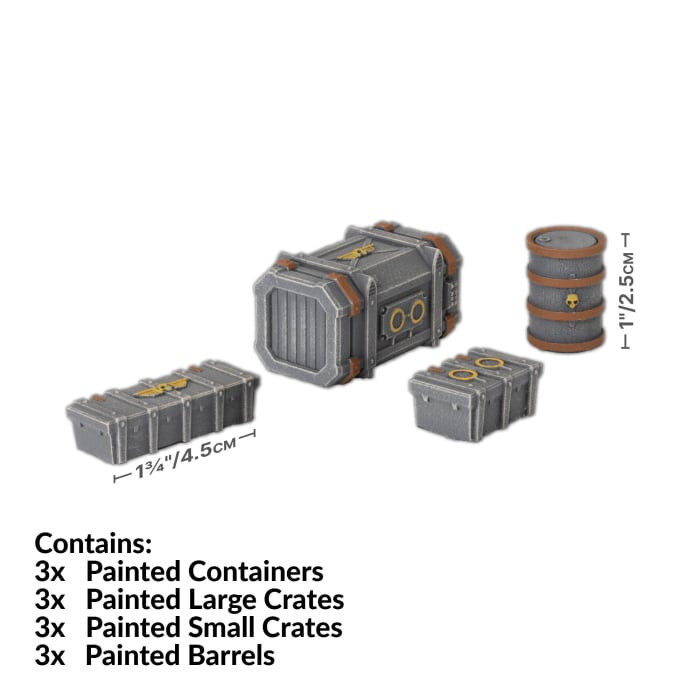 Battlefield in a Box: Gothic Sector: Castograd Scatter Terrain (x12)